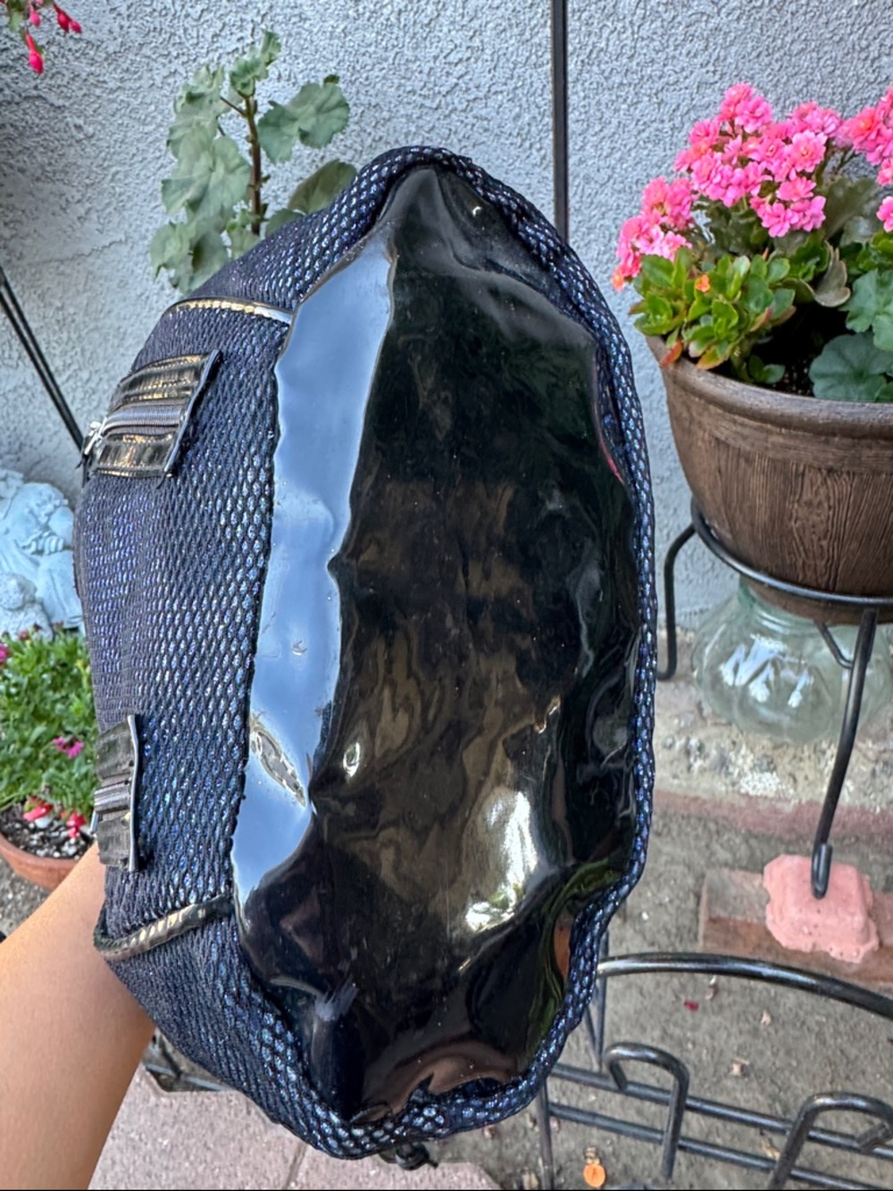 Hannah Montana Navy Sparkle Drawstring Shoulder Bag - Picture 7 of 7